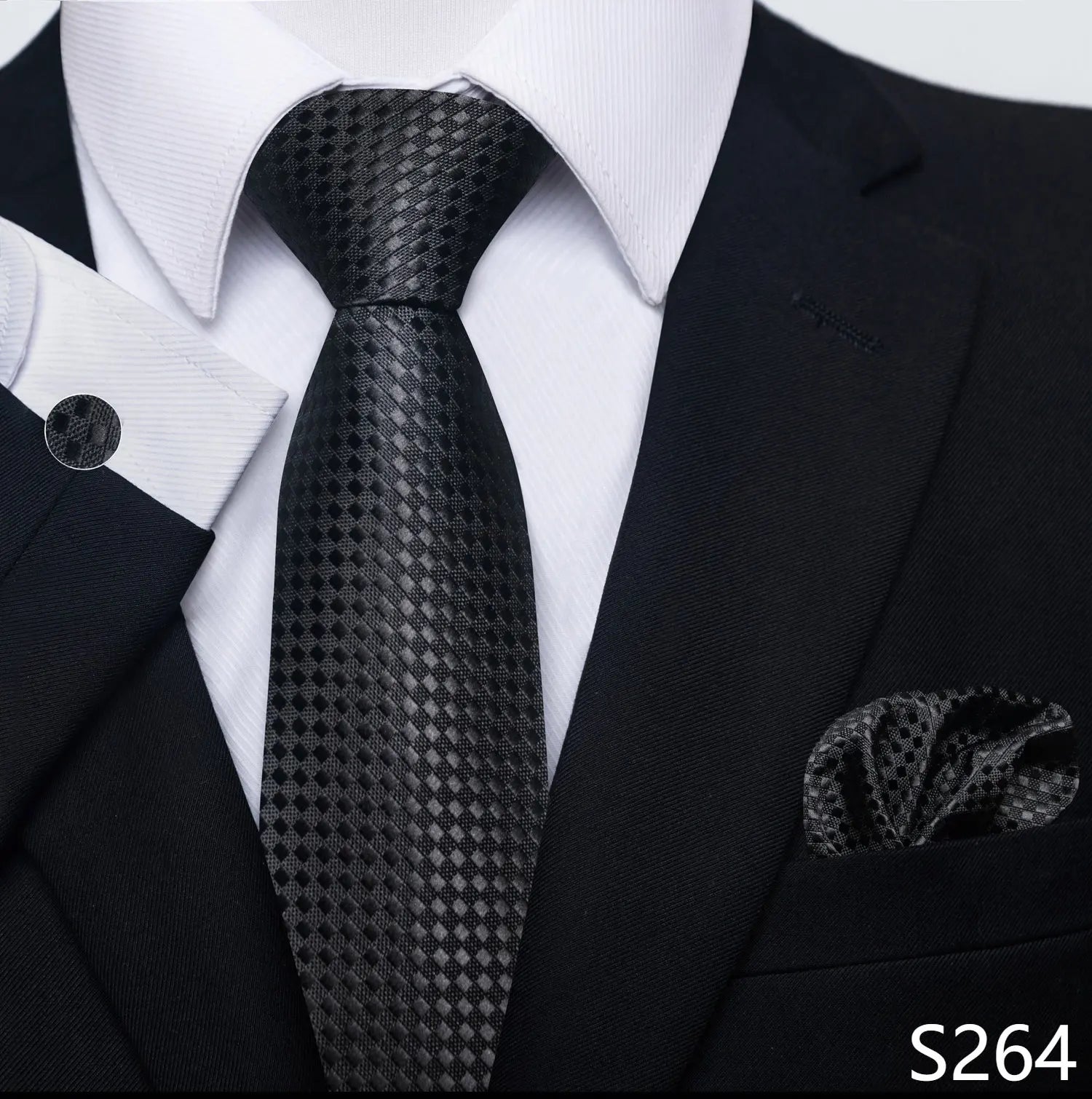 Men's tie, tie and button set of the highest quality.