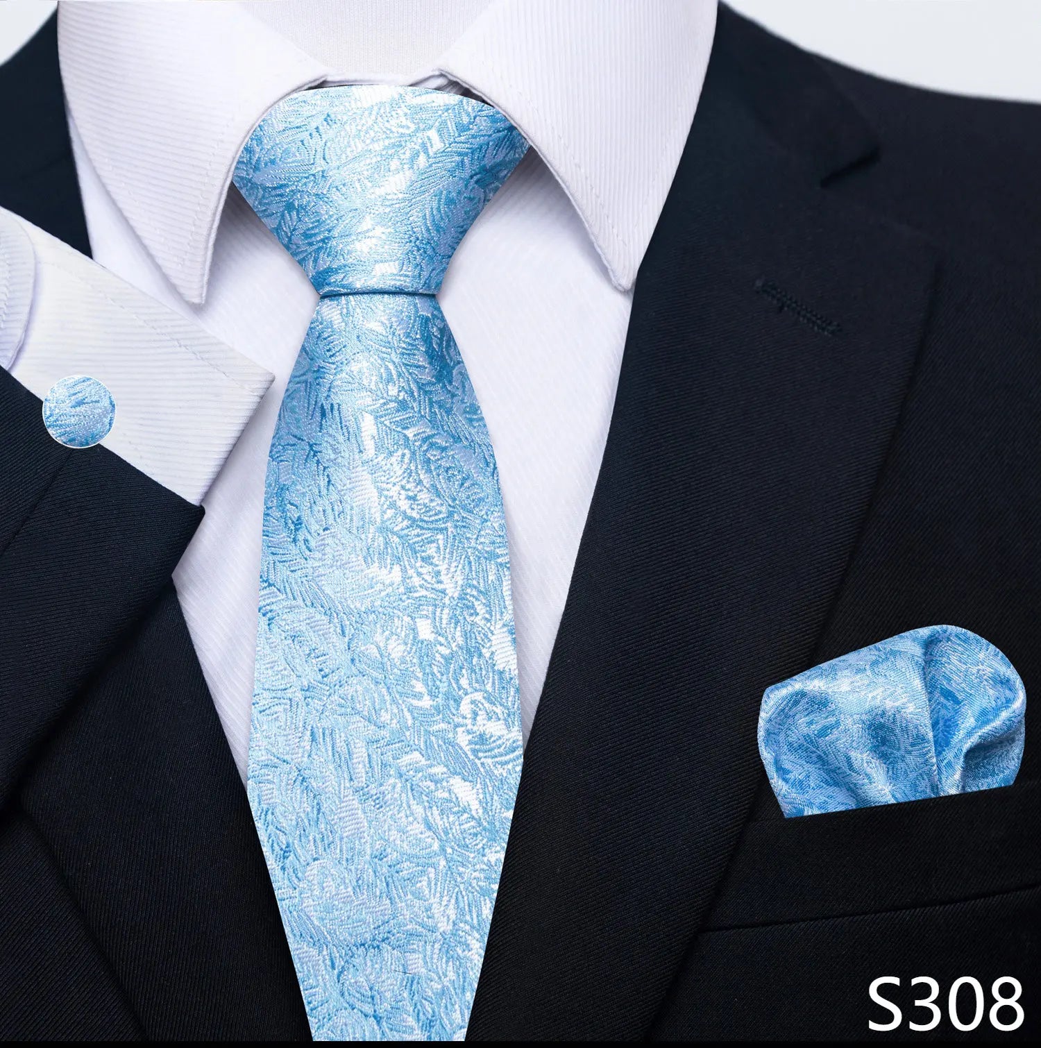 Men's tie, tie and button set of the highest quality.