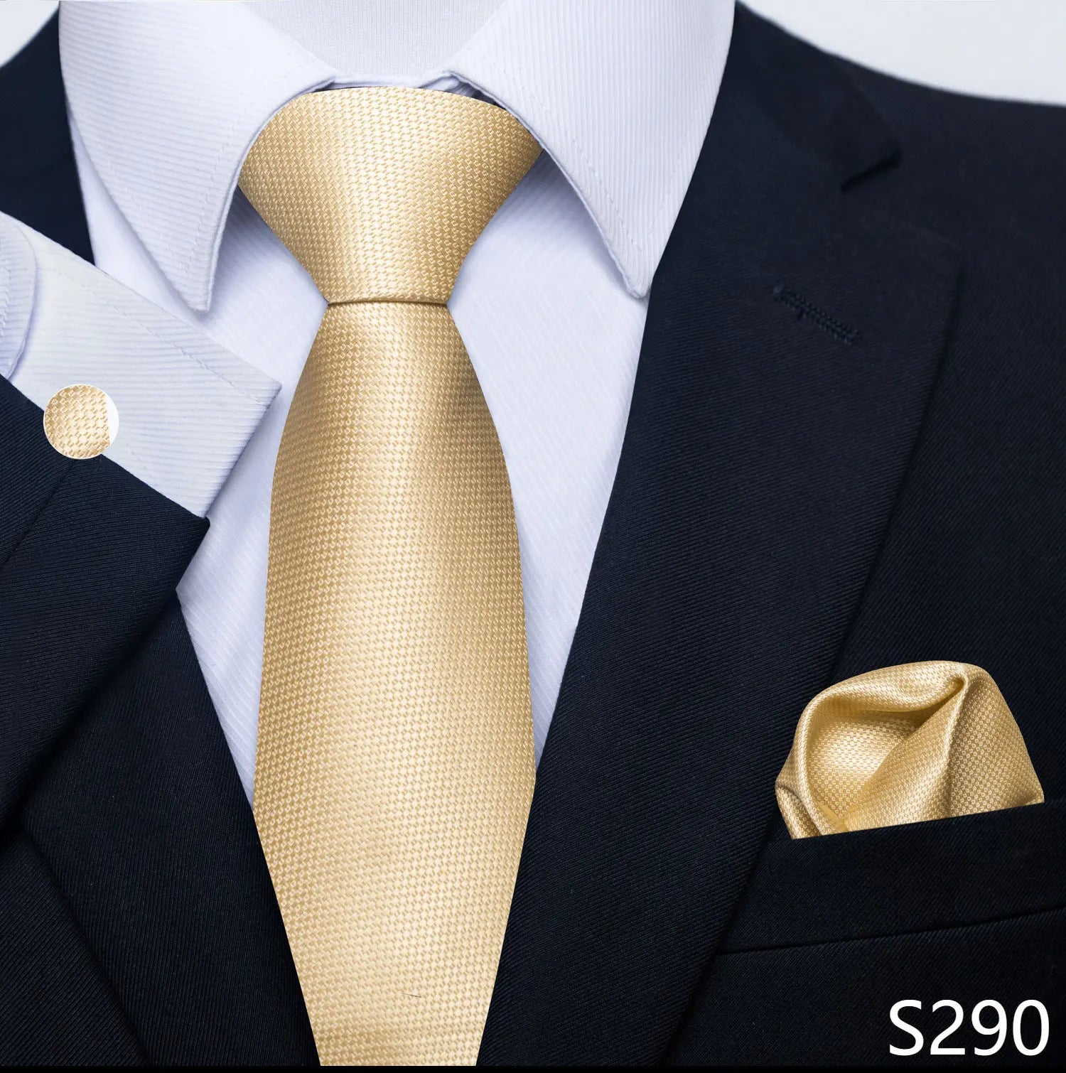 Men's tie, tie and button set of the highest quality.