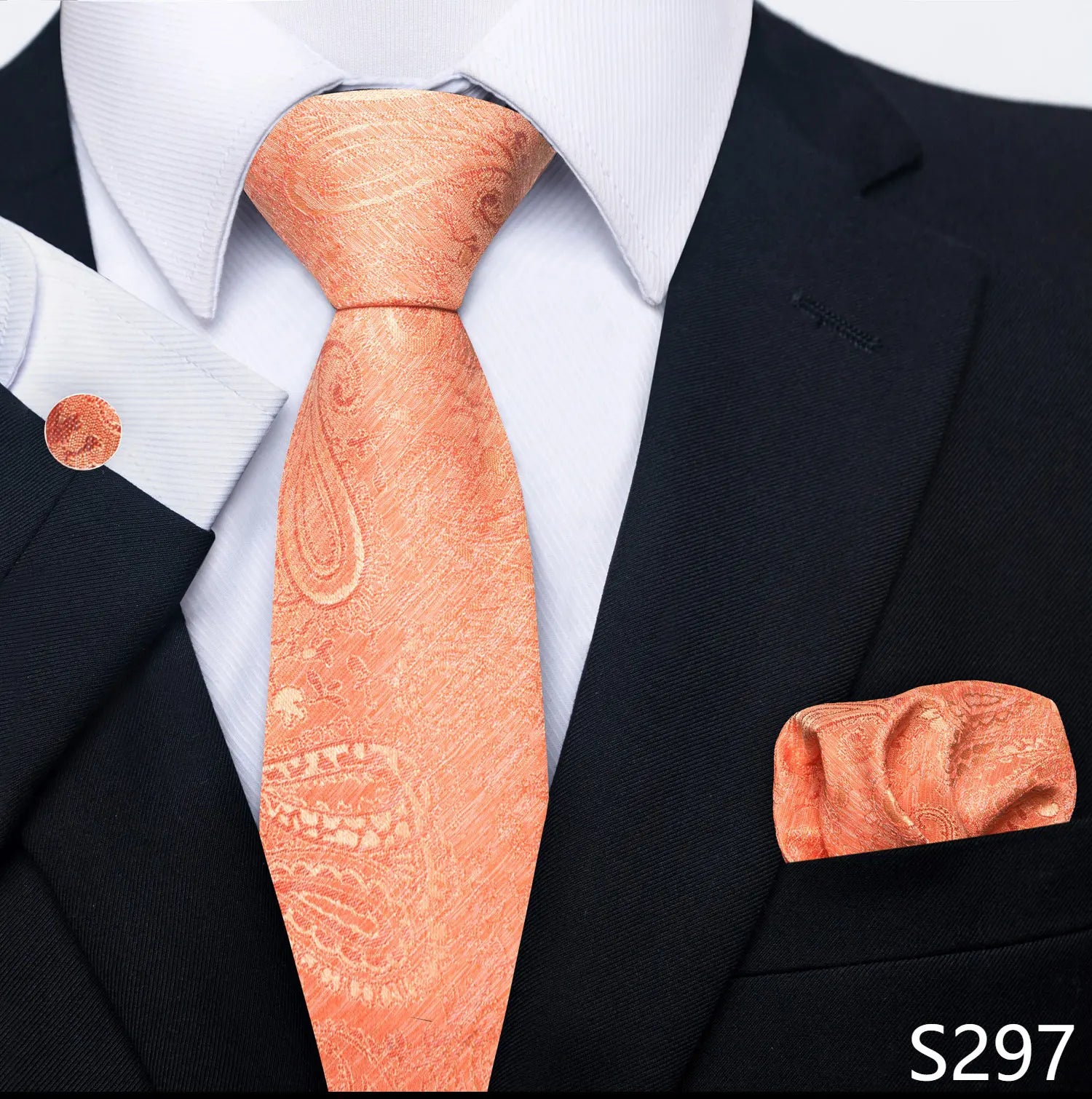 Men's tie, tie and button set of the highest quality.