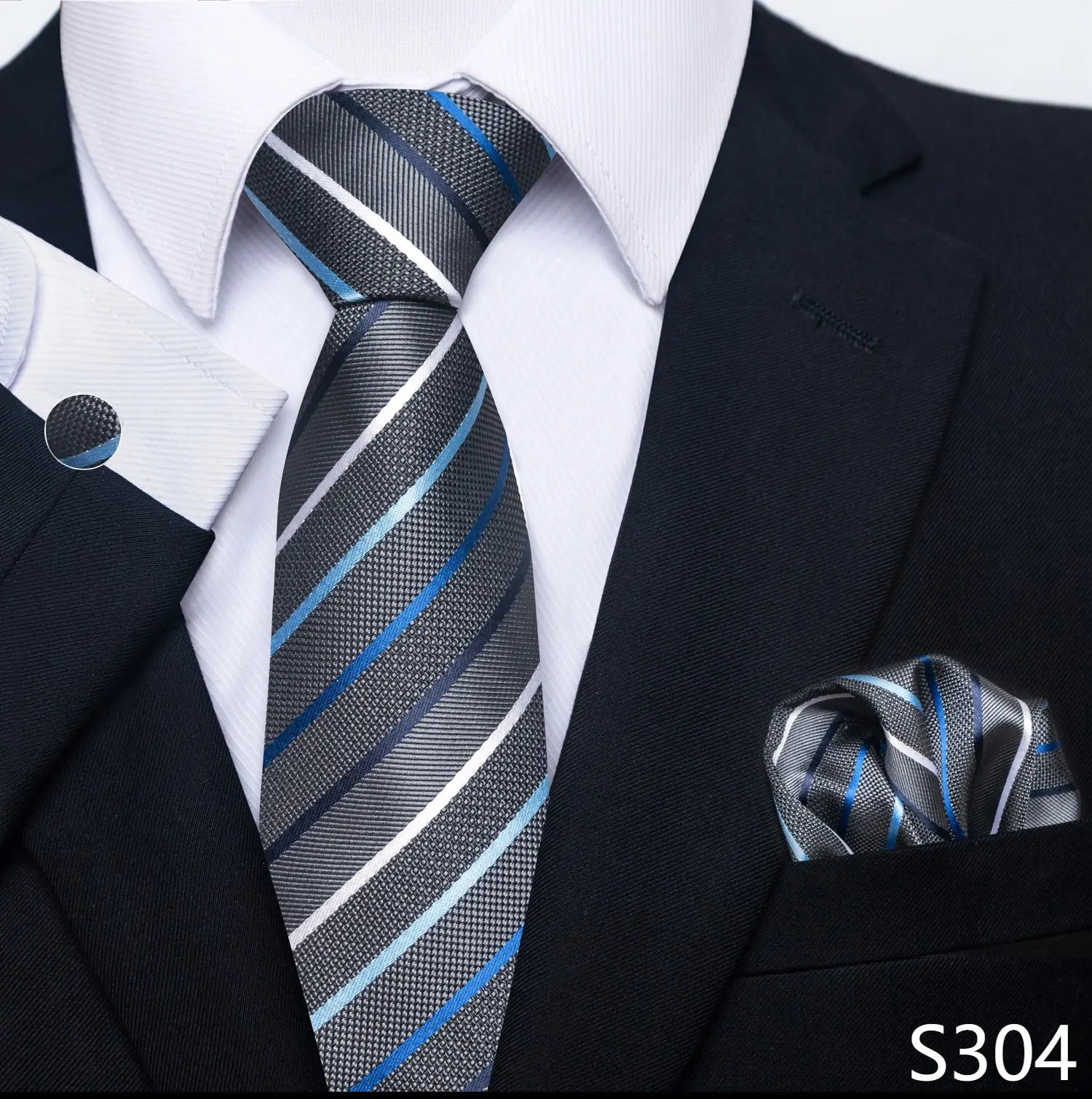Men's tie, tie and button set of the highest quality.