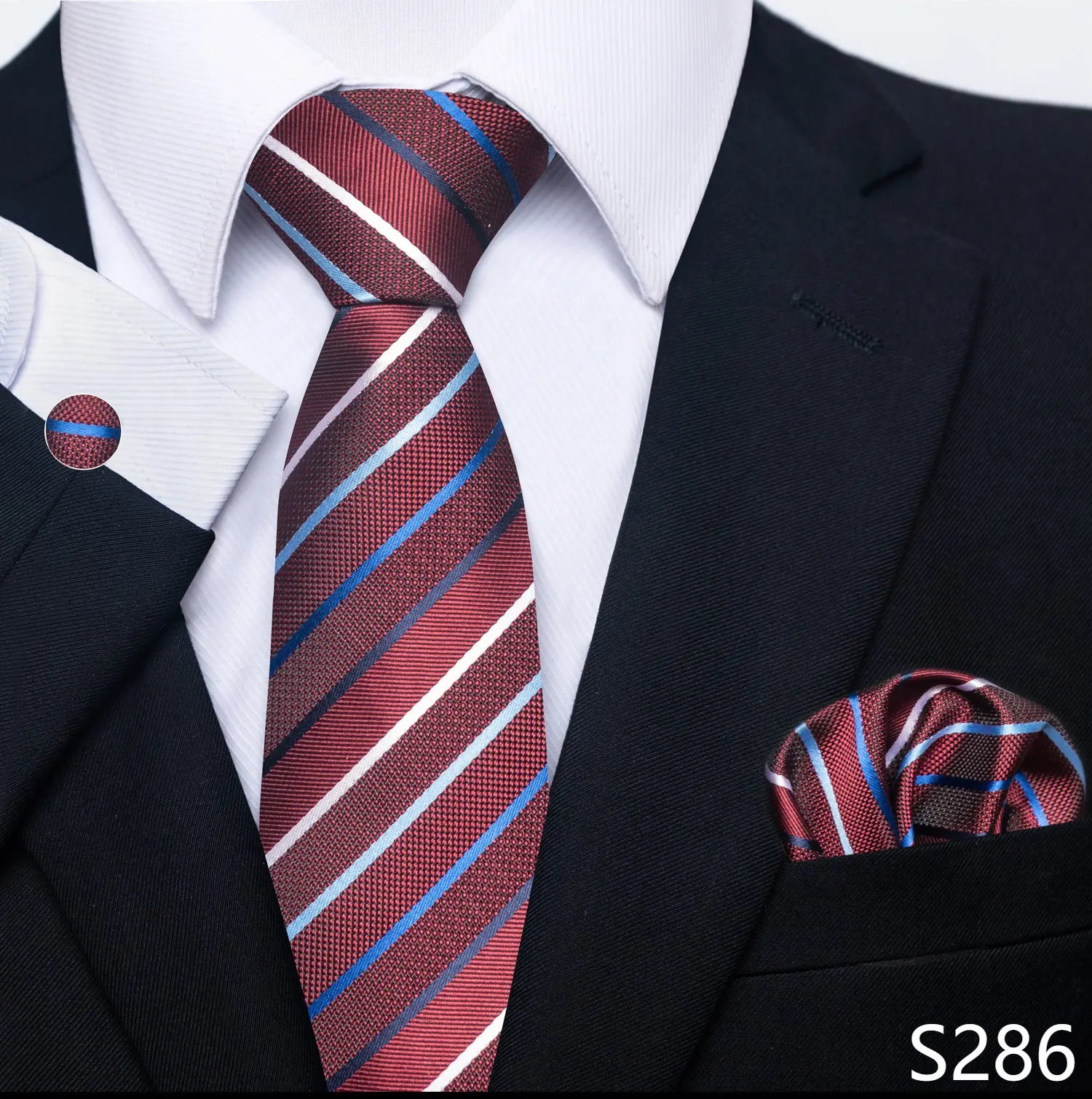 Men's tie, tie and button set of the highest quality.