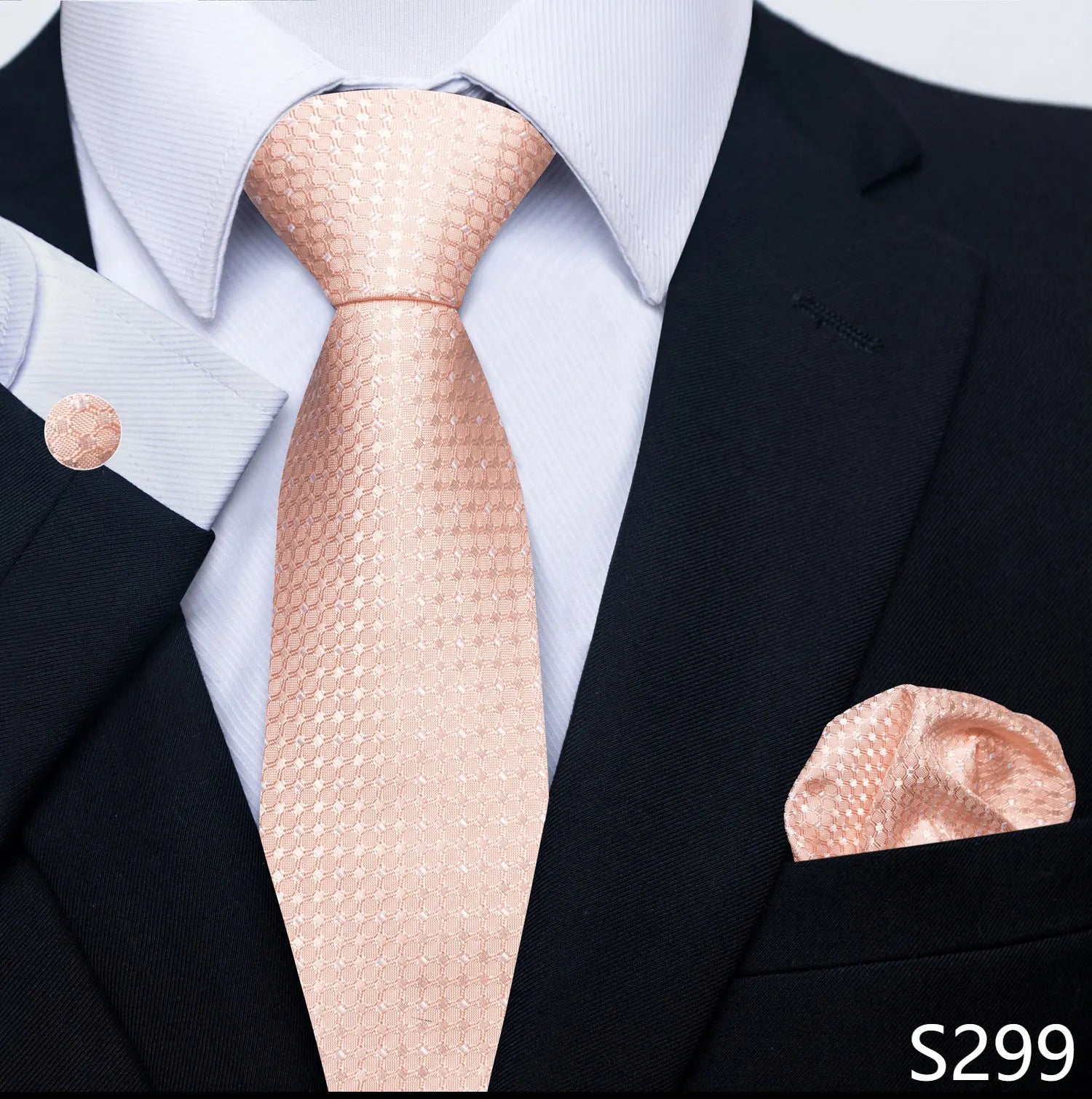 Men's tie, tie and button set of the highest quality.