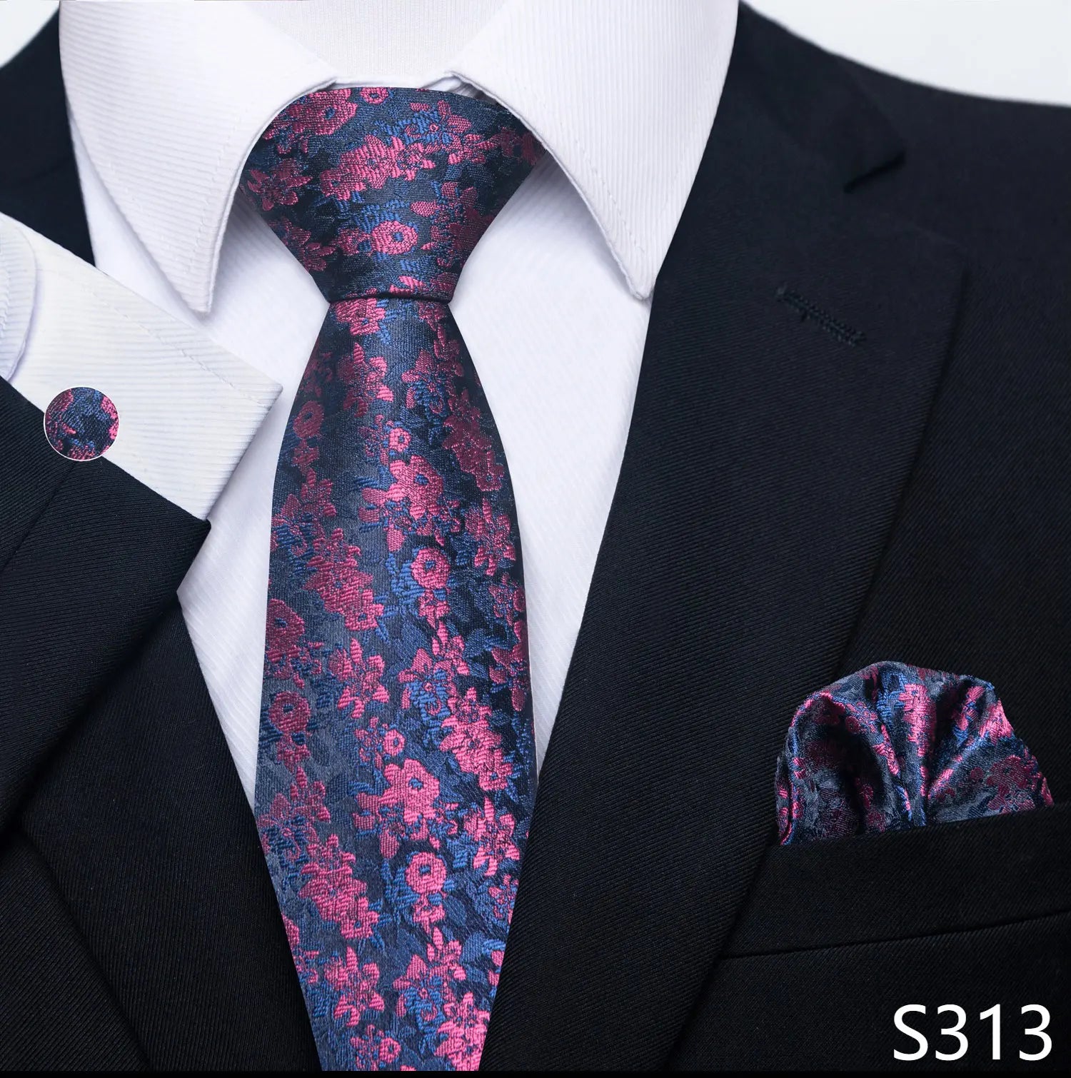 Men's tie, tie and button set of the highest quality.