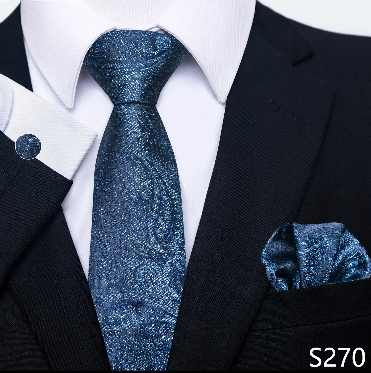 Men's tie, tie and button set of the highest quality.