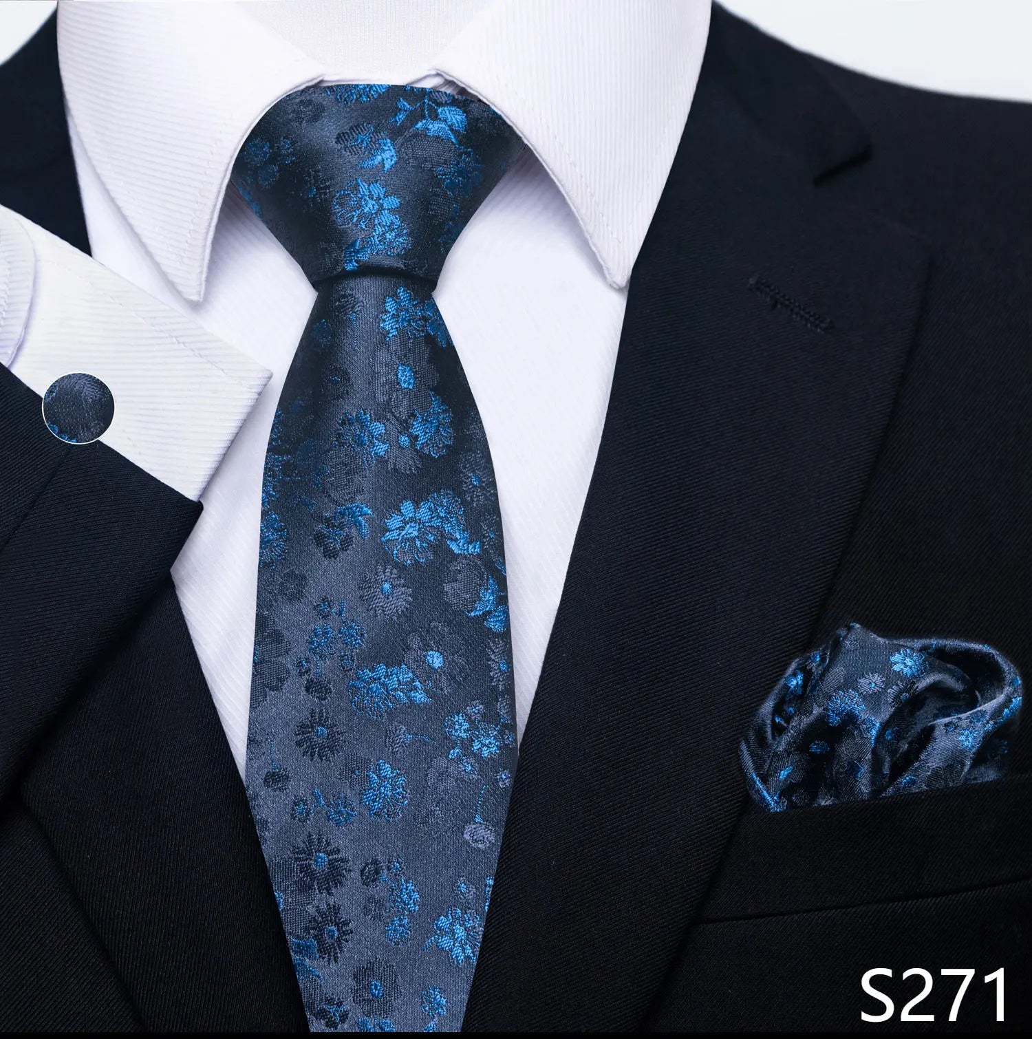 Men's tie, tie and button set of the highest quality.