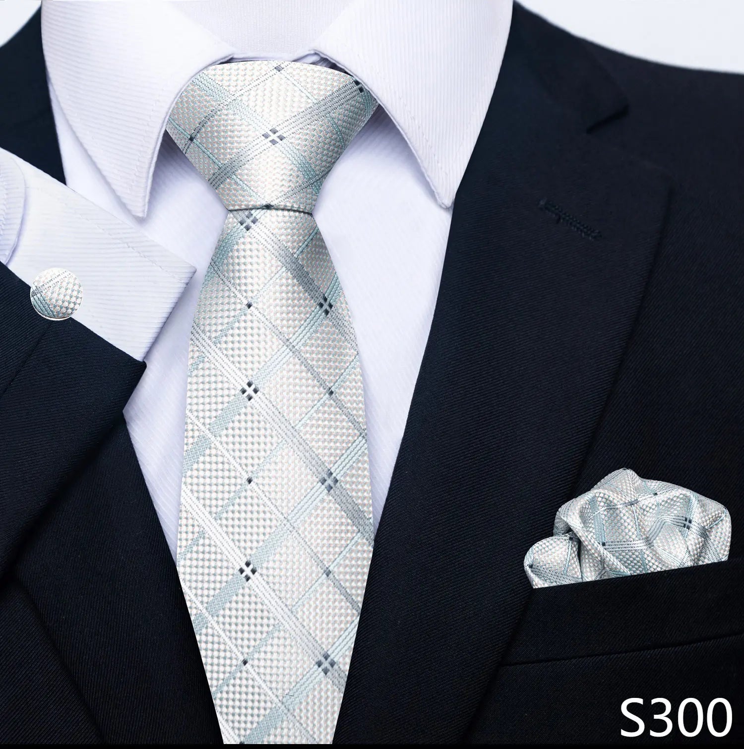 Men's tie, tie and button set of the highest quality.
