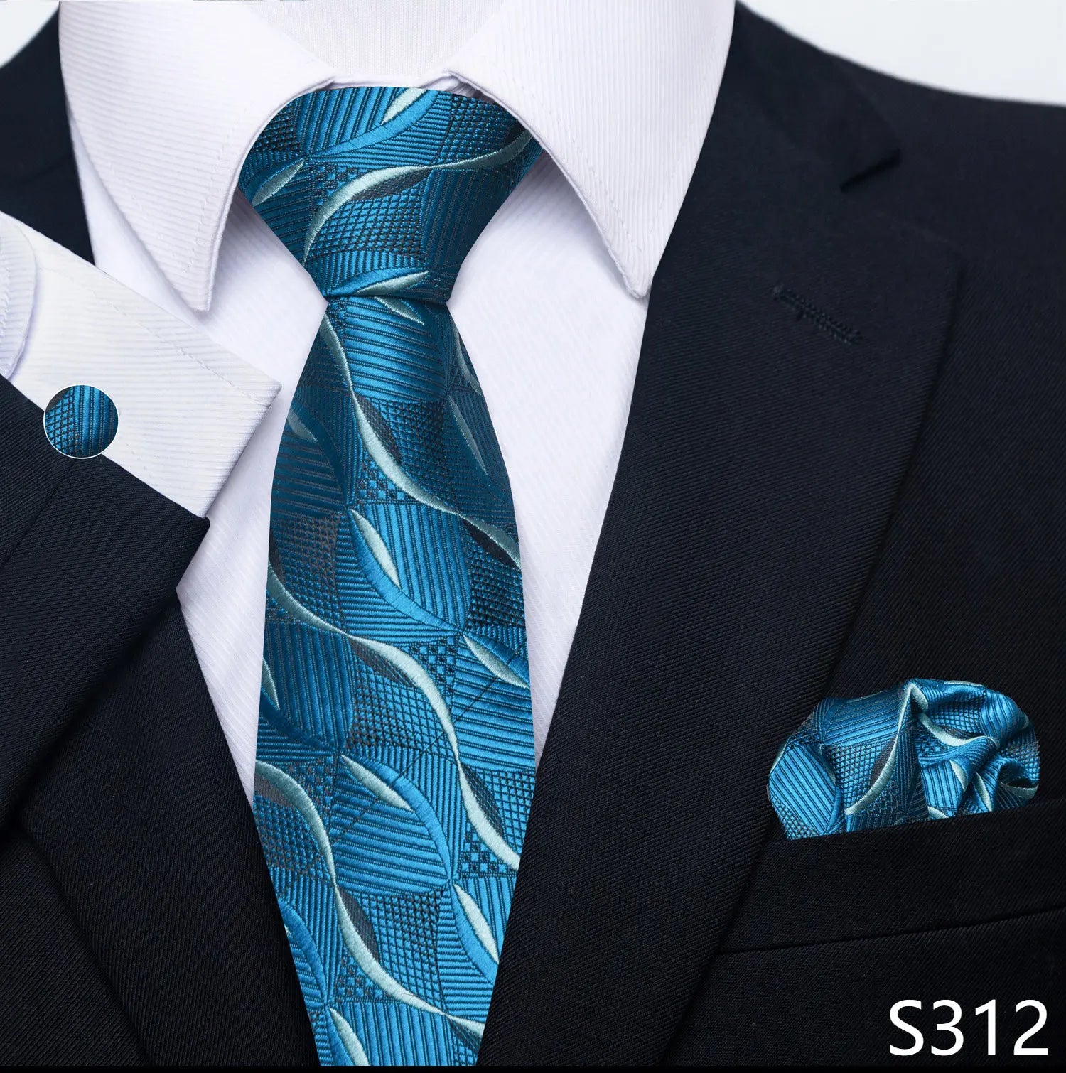 Men's tie, tie and button set of the highest quality.