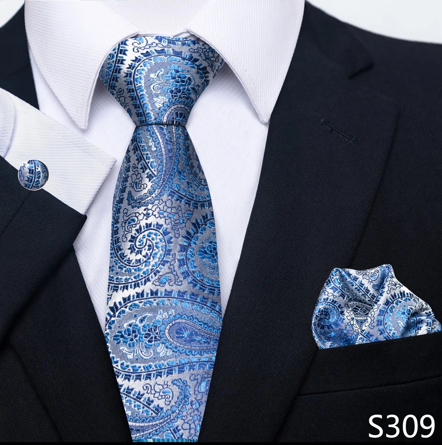 Men's tie, tie and button set of the highest quality.